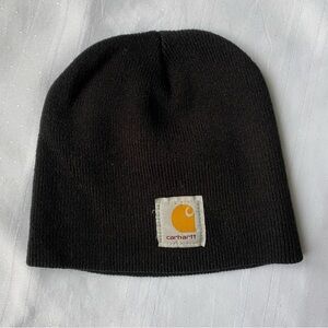 Vintage Carhartt Knit Workwear Logo Beanie Hat OSFA